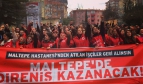 Visite de solidarité de la secrétaire générale de l'ISP auprès des travailleurs turcs licenciés