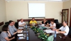 Participants from Ukrainian unions FPU and HWUU met the AFL-CIO representative 