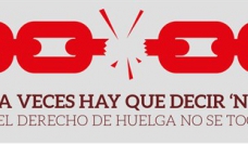 Logo: derecho de huelga
