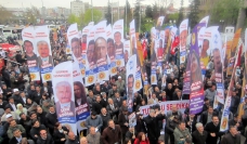 KESK rally outside Ankara criminal court - April 2012