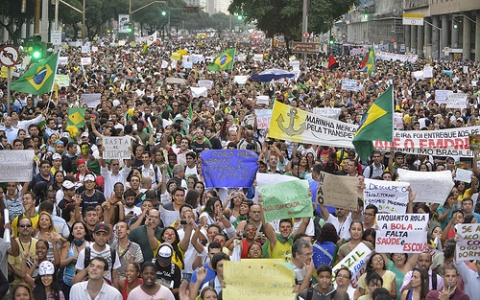 Las protestas en Río de Janeiro 20 de junio 2013 por Semilla Luz
