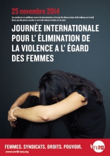La journée internationale pour l'élimination de la violence à l'égard des femmes