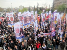Rally KESK  devant le tribunal à Ankara - Avril 2012