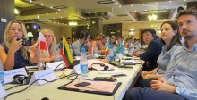 Youth participants at a meeting in Baku, Azerbaijan