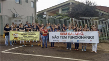 Health workers protest in Brazil
