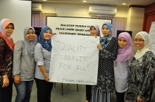 Taller de enfermeras malasias: ¡Salud de calidad para todos! Foto: MNU 