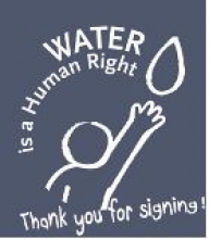 Water is a human right - Thank you for signing!