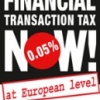 Financial transaction tax now! logo