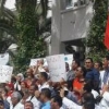 Union protestors in Tunis
