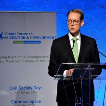 Tobias Billstrom, Minister for Asylum and Migration Policy, Sweden, GFMD Chair