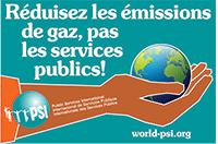 Cut emissions, not public services!