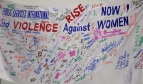 PSI Congress delegates sign to end violence against women