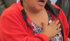 Melvy Lizeth Camey Rojas, Secretary General of the Department of Santa Rosa in Guatemala has had her life threatened a second time (October 2013). 