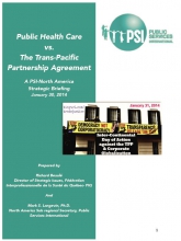 Public health care vs the TPP agreement