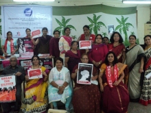 Participants to the forum holding the different GUF posters