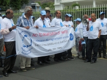 Mauritius against water privatisation
