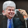 Photo: Michigan Governor Rick Snyder Political Suicide - Creative Commons- DonkeyHotey