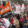 Striking UK workers demonstrate in London, 2011
